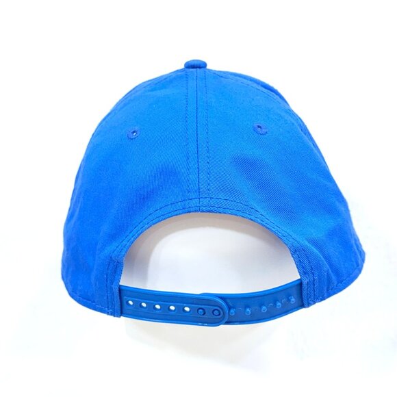 Super Mario Wario Snapback Hat Blue & Yellow Adjustable Flat Bill - Picture 5 of 10